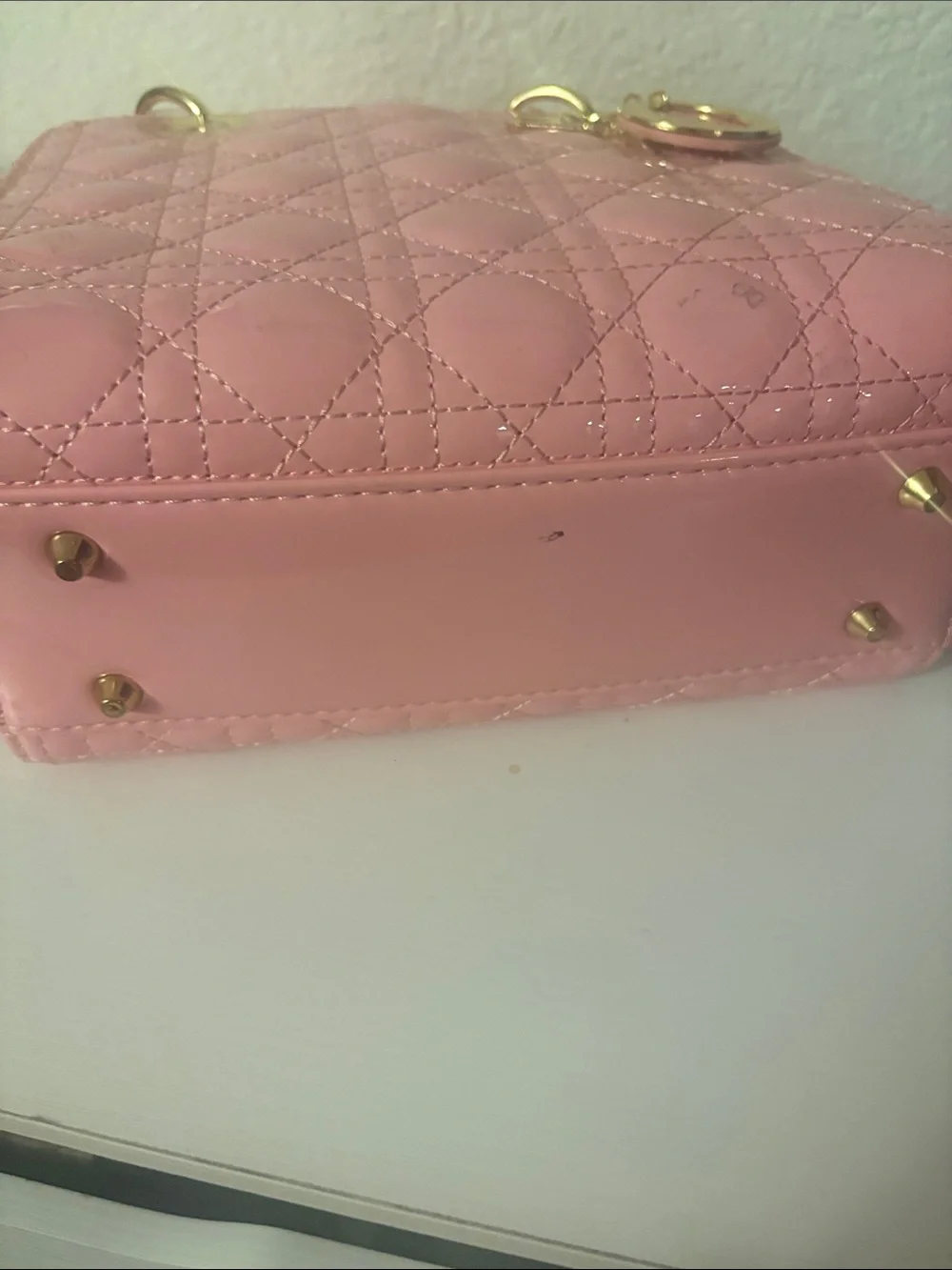 Pink Patent Lady Mini Satchel